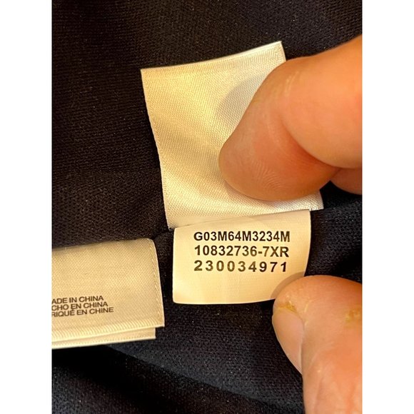 Anne Klein Womens Blouse Top Sleeveless Leopard Print V Neck Black White Size M - Picture 4 of 5